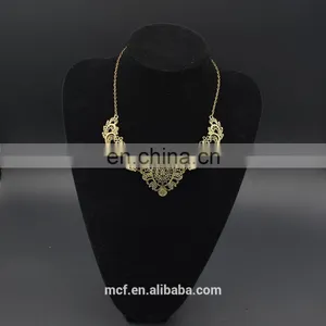 Wholesale Crystal Diamond Rhinestone Fashion Pendant Necklace MCB-0036 thumbnail-3