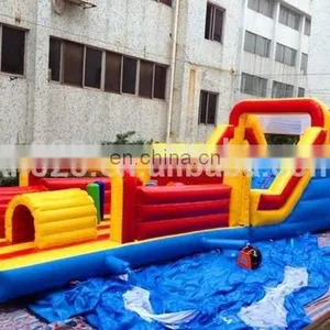 Mega Sport Interactive Adult and Kids Inflatable Obstacle Course for Sale thumbnail-1