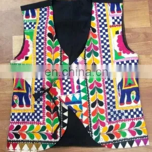 Hot Sale Gujarati Kutchi Embroidery Designer Ladies Elephant Style Navratri Special Indian Traditional Embroidered Jackets thumbnail-1