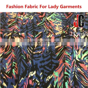 Cloth Material Fabric New Fashion Design 100% Rayon Plant Printed Plain Fabric thumbnail-3