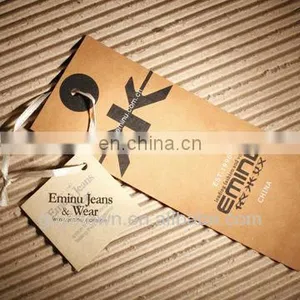 Custom Thick Card Silver Eyelet Price Tag for Garment thumbnail-6