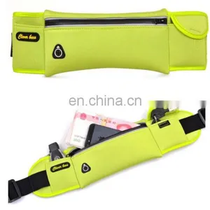 Custom Promotional Blue Polyester Nylon Sports Bag With Zipper for Extra Security for Running thumbnail-1