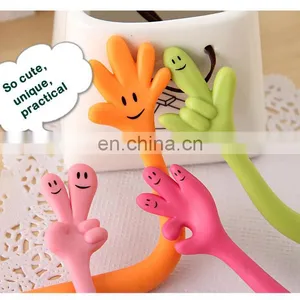 Silicone PP Creative Stationery Ballpoint Pen/colorful Gestures for Children Study thumbnail-5