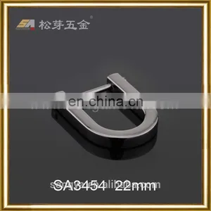 China Manufacturer Exported Zinc Alloy Metal D Shaped Flat Split Ring For Keyring thumbnail-3