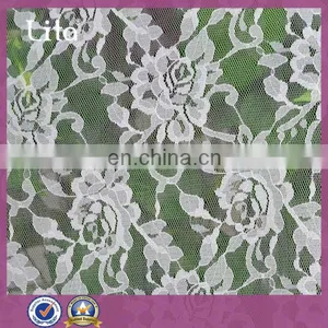 100% Nylon Floral Lace Fabric Clothing Material thumbnail-1