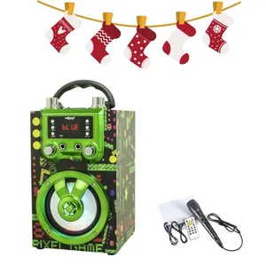 Trending Products Mini Speaker Christmas Gift Karaoke Speaker With Multi Color Blue Tooth Karaoke Speaker Factory Price thumbnail-1