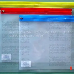 Quad Seal Bottom and Bottom Load Metallized Film Slider Zipper Packaging Bag, Metal Zipper Printing PVC Slider Bags thumbnail-1