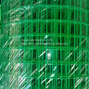 Green Color 1/2 Pvc Coated Welded Wire Mesh thumbnail-5