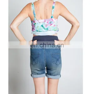 DiZNEW Fashion Plus Size Maternity Stretch Denim Skirt Women thumbnail-5