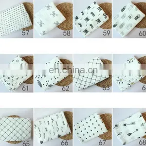 Soft 100% Organic Cotton Classic Animal Print Newborn Baby Receiving Blanket thumbnail-6