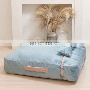 Hot Sale Soft Pet Dog Bed Luxury Pet Sleep Mattress Washable Pet Bed With Pillow thumbnail-4