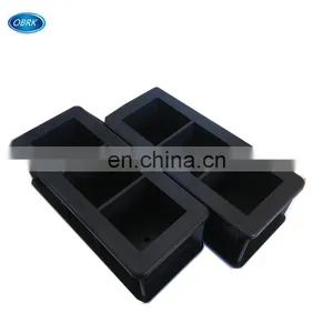 100mm ABS Plastic Three Gang Concrete Cube Moulds,Cement Mortar Mold,Black Cube Mould for Concrete thumbnail-4