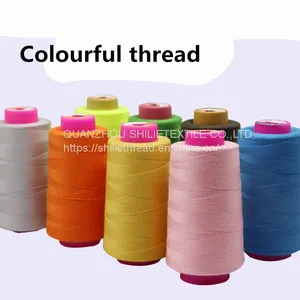 Fire Retardant Thread High Temperature Fire Resistance Fireproof Sewing Thread Colorful Inherent Thread Yarn thumbnail-3