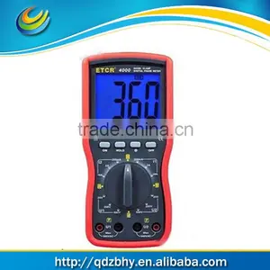 ETCR4000 Double Clamp Digital Phase Meter Clamp Meter thumbnail-1