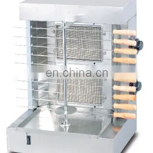 Stainless Steel Table Top LPG Gas Shawarma Grill Machine With Two Burners thumbnail-1