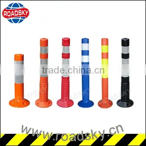 Highway Safety Guard Flexible Plastic Bollard Warning Post thumbnail-1