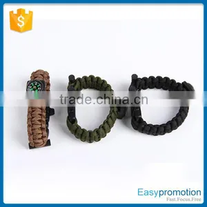 Top Quality Handmade Paracord Survival Bracelet/survival Bracelet Print Logo Wholesale thumbnail-5