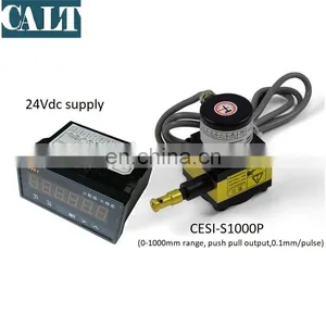 High Precision CALT Draw Wire Position Sensor 1m Stroke 0.1mm Accuracy Length Sensor With 6 Digital Display Meter thumbnail-2