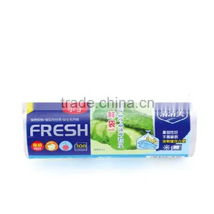 Food Grade PE Plastic Bag on Roll Vegetable Preserving Bag 17x25cm thumbnail-2