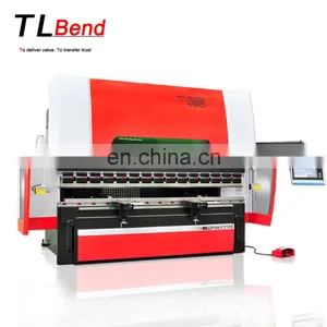 T&L Brand High Level 8+1 Axis CNC Hydraulic Press Brake Machine With Delem DA69T Worktable Crowning thumbnail-1