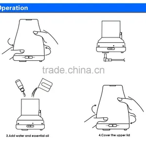 Ultrasonic Aroma Diffuser Aroma Diffuser Ultrasonic Room Vaporizer Humidifier thumbnail-6