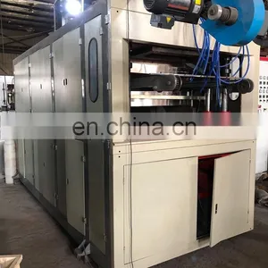 UD750B CE CSA Certificate Approval Automatic PP PET PS Plastic Dish Plate Tray Thermoforming Making Machine thumbnail-2