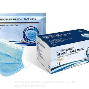 3 Ply Type I Medical Disposable Mask (Blue, Black, Pink) CE Marked and Meets the Requirements of EN14683:2019 Type I thumbnail-1