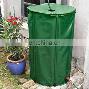 200L/250L Blue Green Black Portable Camping Rain Harvesting Water Barrel With Accessories thumbnail-2
