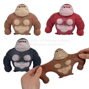 2023 New Creative Modern Novel Design Decompression Stretch Gorilla Toy Stretch Monkey Anti Stress Squeeze Fidget Toys thumbnail-3