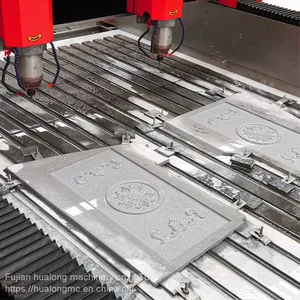 Hualong Machinery Factory Price Stone Cutting CNC Router Marble Engraving Carving Cutting Machine With Auto Tool Changers thumbnail-3