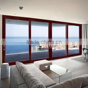 Good Looking Grill Design Aluminum Frame Glass Sliding Window Comply to AS2047 thumbnail-2