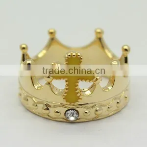 New Design Gold King Crown Ring thumbnail-1
