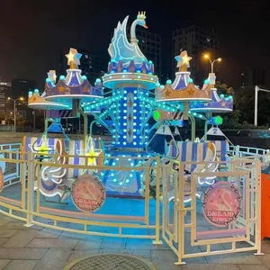 Factory Price Park Outdoor Indoor Equipment Rotary Amusement Rides Self-control Plane Aircraft for Children thumbnail-4