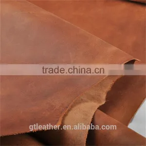 Cow Action Leather Crazy Horse Style for Making Leather Shoes thumbnail-1