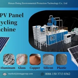 Efficient PV Panels Recycling Machine for Solar Waste Management thumbnail-2