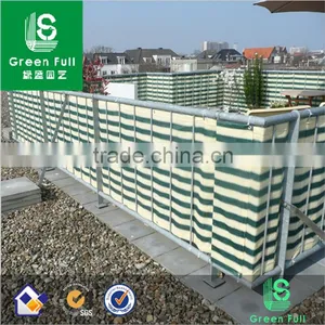 0.9x4.9M 100% New HDPE Sun Shade Sail Net With Straight Edge Alu Eyelet Balcony Fence Net With Rope for Balcony Quality Choice thumbnail-2