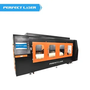 Low Consumption Automatic Double Heads CNC Rotary Wood Template Die Milling Cutting Machine thumbnail-1