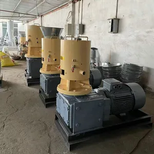 High-Efficiency 350-450kg/h Flat Die Biomass Pellet Machine thumbnail-3