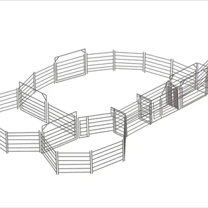 Hot Sale Galvanized Cheap Heavy Duty Cattle Yard Panel Welded Wire Mesh Bulk Cattle Panel thumbnail-6