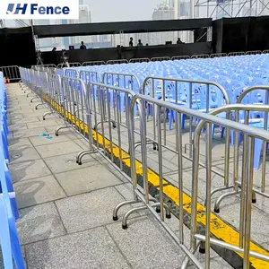 Customized PVC Coated Crowd Control Barrier Temporary Fence Waterproof Sustainable thumbnail-1
