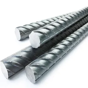 Astm Standard Non-alloy Rebar Concrete Reinforcement Ribbed Steel Bar thumbnail-2