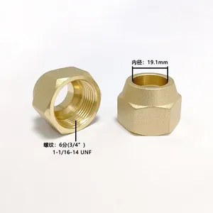 Brass Fittings, Copper Nuts， Adopting C37710 thumbnail-2