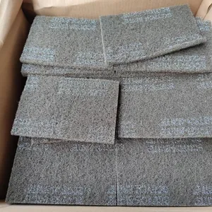 3m7446 Nylon Coarse Scouring Pad, for Metal, Woodworking and Plastic Polishing, 150 Grit thumbnail-2