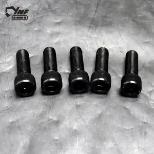 12mm Internal Hex Spline Bolt YNF17708 M12-51.5 | High Strength Socket Head Screw for Excavator Components thumbnail-1