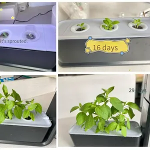 Indoor Soilless Cultivation Machine for Home Use, Full-spectrum Led Plant Growth Lights, Intelligent Hydroponic Planter and Vegetable Growing Machine thumbnail-2