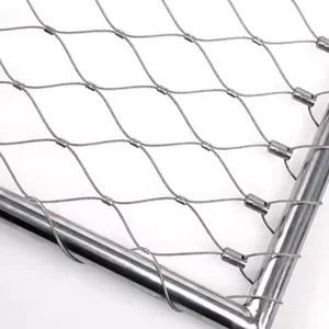 Stainless Steel Wire Rope Weave Decorative Mesh 7x7/7x19 Cable Protection Braided Products thumbnail-4