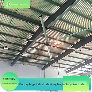 7.3-meter Industrial Large Fan With High Air Volume, Permanent Magnet Energy-saving, Suitable for Large Workshops, Factories, Warehouses, and Basketball Courts thumbnail-1