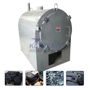 Rice Husk Carbonization Furnace Bio-Charcoal Making Machine Coconut Shell Carbonization Kiln EPC thumbnail-1
