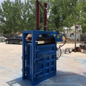 Hydraulic 20-ton Solid Waste Compressor, Channel Steel Model Vertical Baler, Waste Film Recycling Baler thumbnail-2
