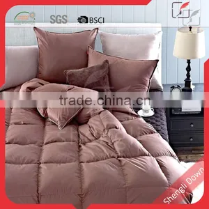 Satin Goose Down Feather Throw Quilt, Quilted Coats Down Quilt thumbnail-1
